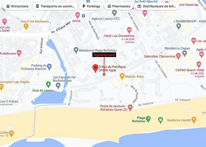 Appartamento Les Terrasses De La 268 , T2 Climatisé, Vue Mer, Parking, Terrasse